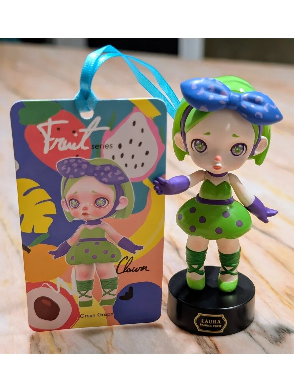 Laura Art Fashion Fruit Series Green Grape CLOWN